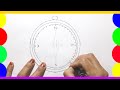 How to draw a compass super simple and easy for beginners