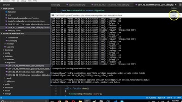 Laravel 5 6 voting app   15   migrations for nominations