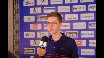 Round 1 Gibraltar Chess post-game interview with David Anton