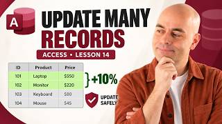 Access Lesson 14: Update Queries — Change Multiple Records Safely