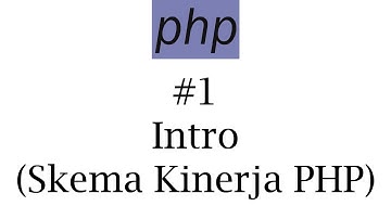 PHP #1: Skema Kinerja PHP (Intro)