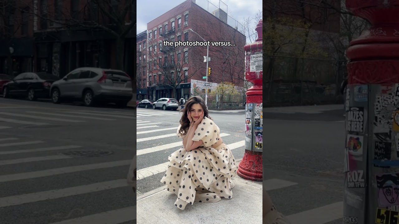 The photoshoot versus... THE PHOTOS