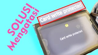 100 % Works Cara Mengatasi Memori Card Write Protected di SD Card Canon DSLR