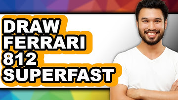 How To Draw Ferrari 812 Superfast (UPDATED)