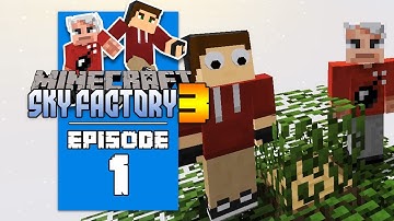 Sky Factory 3 - Ep 1 - TEAM CANUCKLE HEADS! w/BerlinRiver - Modded Minecraft 1.10