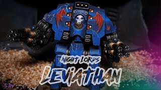Painting a Night Lords Chaos Leviathan Dreadnought!!