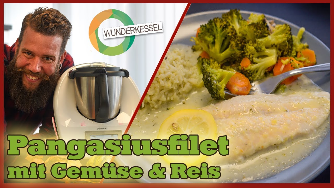 Pangasiusfilet mit Reis und buntem Gemüse - Thermomixrezepte aus dem ...