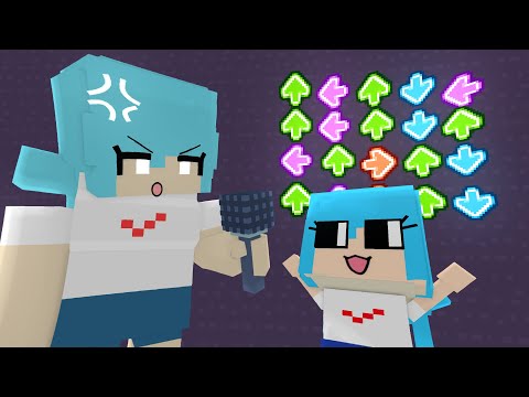 FNF Character Test | Gameplay VS Minecraft Animation | Sky VS Ski