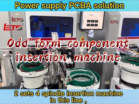 ETS insertion machine for power supply solution