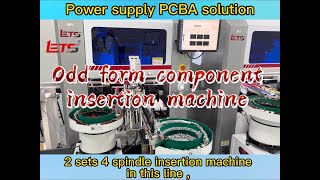 ETS insertion machine for power supply solution