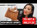 What did I buy to get my Hermes Kelly25 || How much I spent to get Hermes Kelly 25 || 爱马仕配货