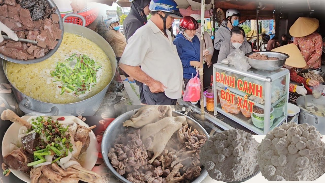 Hấp dẫn quán bánh canh quá ngon ở quê khi nào khách cũng sếp hàng đợi mua
