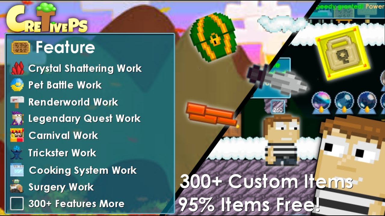 Growtopia Creative Private Server. 300+ ON (WORKS ON ALL DEVICES) YouTube