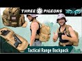 ThreePigeons // Tactical Range Backpack with Pistol Cases