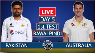 Pakistan vs Australia 1st Test Day 5 Live | PAK vs AUS 1st Test Live