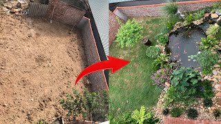 Father's Journey To Make Koi Pond In The Garden As Beautiful As The Park