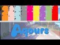 not ALONE not HITORI - Aqours - Color Coded - (Romaji-English-Espa&ntilde;ol)