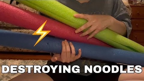 ASMR | Fast and Aggressive Pool Noodle Scratching | Lofi | No Talking
