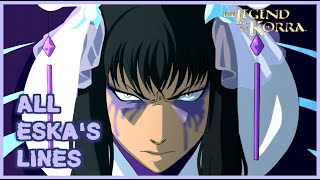 Eska's lines - Legend of Korra