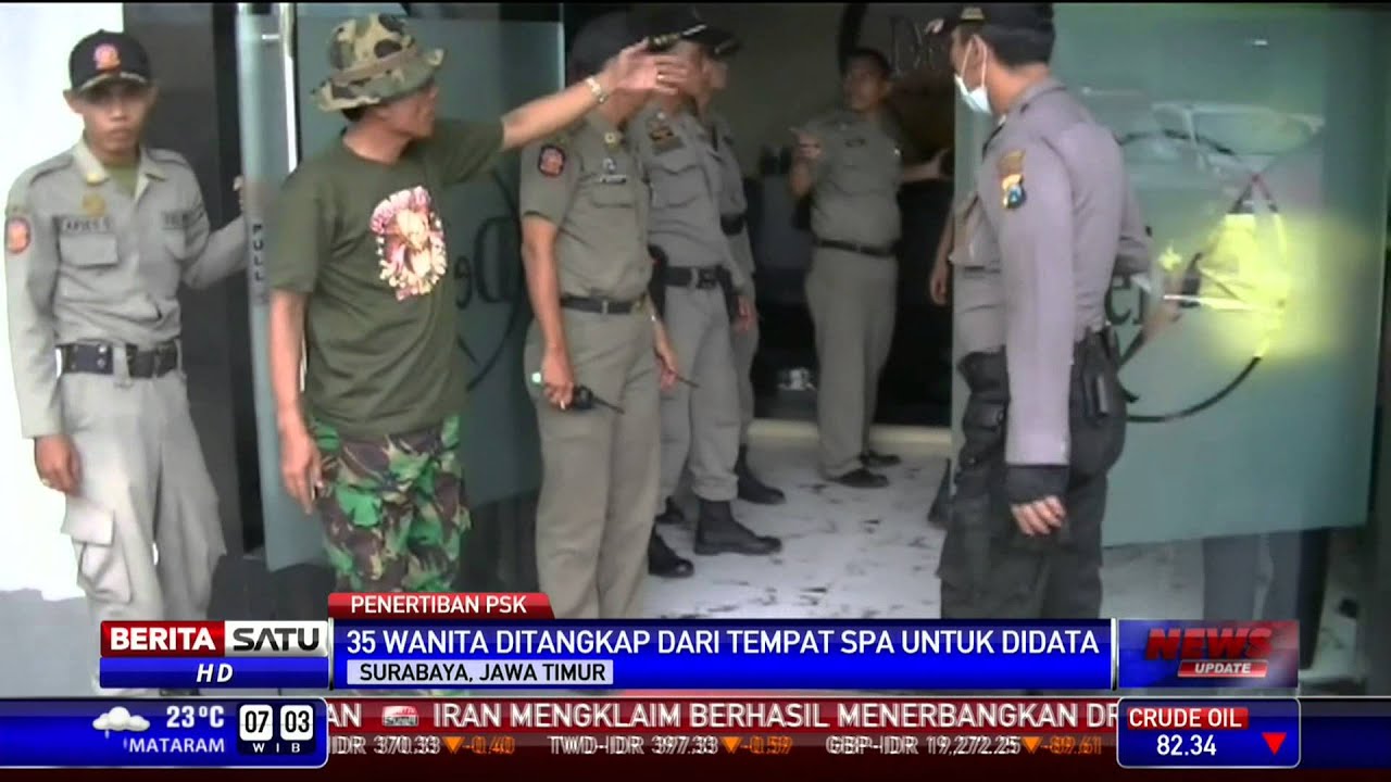 Wanita panggilan psk surabaya satpol pp surabaya tertibkan 