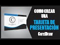 Como hacer una tarjeta de presentación FÁCIL en CorelDraw