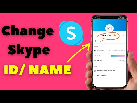 Video: Cara Menukar Nama Skype Anda Pada Tahun