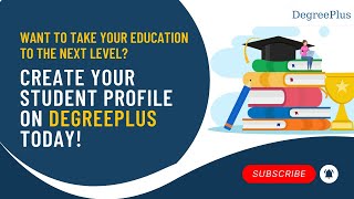 How To Create Your Degreeplus Account ?