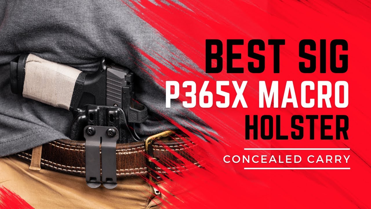With Light Inside Waistband Holster For Sig P365 X-Macro - Appendix ...