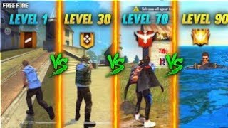 Noob To Pro Journey Level 1 to 90 Bronze To Grandmaster - Garena Free Fire  #noobtopro #freefire