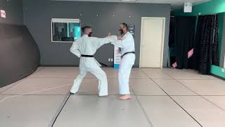#132: How to make Knife hand block work effectively: timing and two different Bunkai