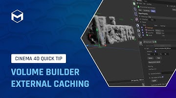 #C4DQuickTip 169: Volume Builder External Caching in Cinema 4D