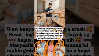 BESAR" KOTAKNYA #arash #genhalilintar #thariqhalilintar #aliyahmassaid #fypシ #unboxing #kado #viral