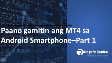 Paano gamitin ang MT4 sa Android Smartphone – Part 1
