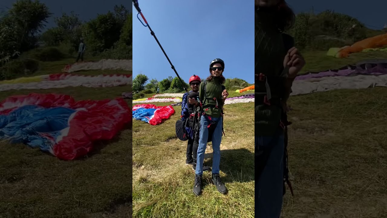 ⁣Paragliding In Pokhara ,Sarangkot Takeoff