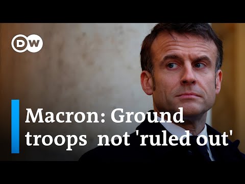 Western troops to Ukraine? Macron sparks debate