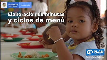 Elaboración de minutas y ciclos de menú
