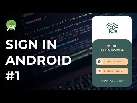 Luxury Sign In Screen — #1 — Android Studio Tutorial