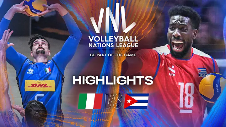 Italy 🇮🇹 vs. Cuba 🇨🇺 - Quarter Final | Highlights | Men's VNL 2025