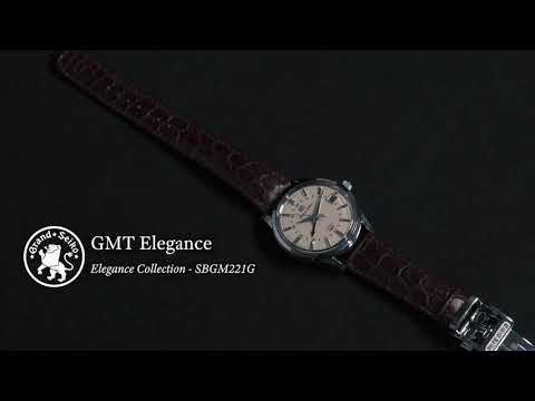 Grand Seiko SBGM221G - Classic and Elegant Mechanical GMT - YouTube