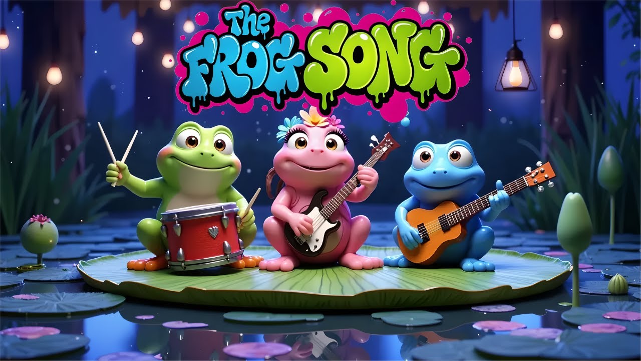 Frog Song For Kids! | Super Simple Children Nursery Rhyme | Fun Toddler ...