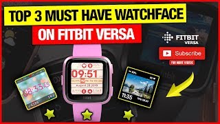 Top 3 Watch Face Fitbit Sense, Versa 3, 2 & Lite