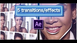 5 transitions/effects  after effects cc tutorial