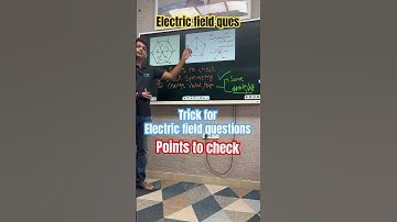 Points to check || electric field questions || JEE || NEET