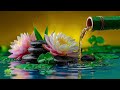 Relaxing Piano Music🍃 Beautiful Nature View with Bamboo, Meditation Healing, Fountain and Deep Sleep