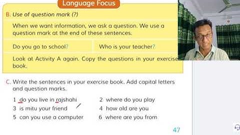 Class 4 English Page 47 Unit-23 Write Well 1 Lesson 4-5 Page no 47 Language Focus