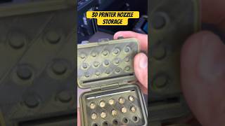 3D Printed Nozzle Storage Box #Shorts #3Dprinting