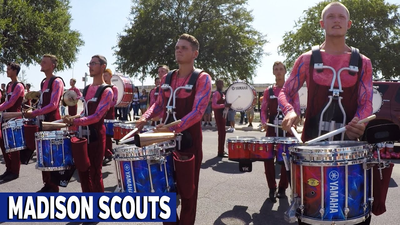 DCI 2018 MADISON SCOUTS IN THE LOT (San Antonio) YouTube