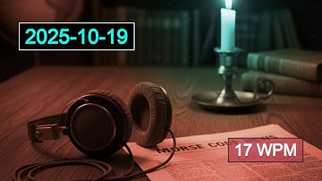 Morse Code News | 2025-10-19 | 17wpm