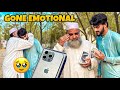 Surprising my father with brand new iphone 15 pro max  abbo gone emotional  mishkat khan