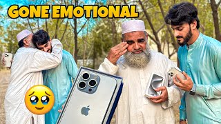 Surprising my Father with Brand New IPHONE 15 PRO MAX😍 | ABBO GONE EMOTIONAL | MISHKAT KHAN